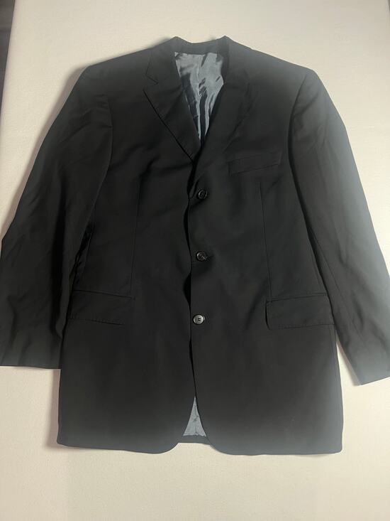 HUGO BOSS Other - Hugo Boss Scorsese Movie Mens 46R Black Virgin Wool Cerruti Blazer Jacket